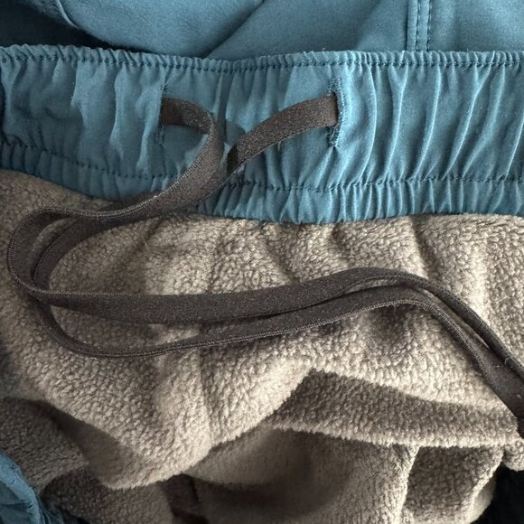 Eddie Bauer Fleece Lined Jogger Pull On Pants Womens Size 12 Teal Solid PT-2652 - Picture 11 of 13